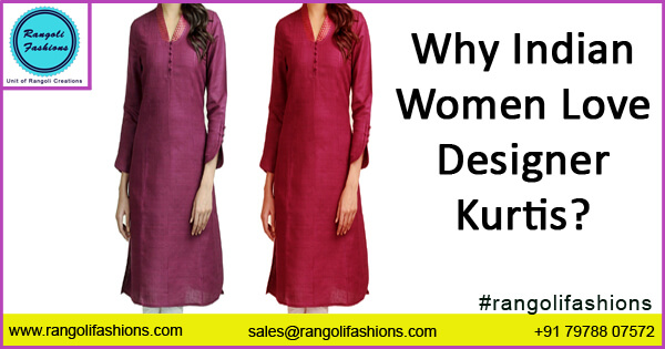 Indian Women Love Designer Kurtis