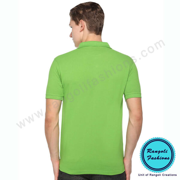 Polo Green T Shirt Backview