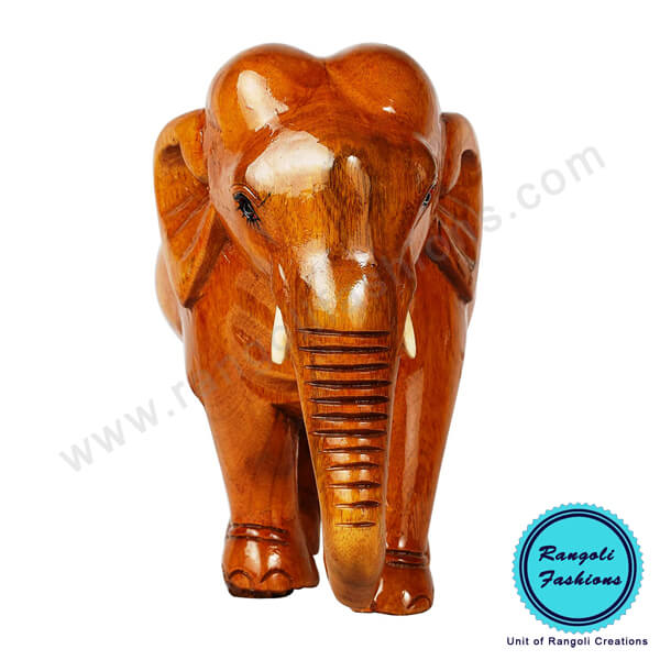 Wooden Handmade Elephant Pic 3