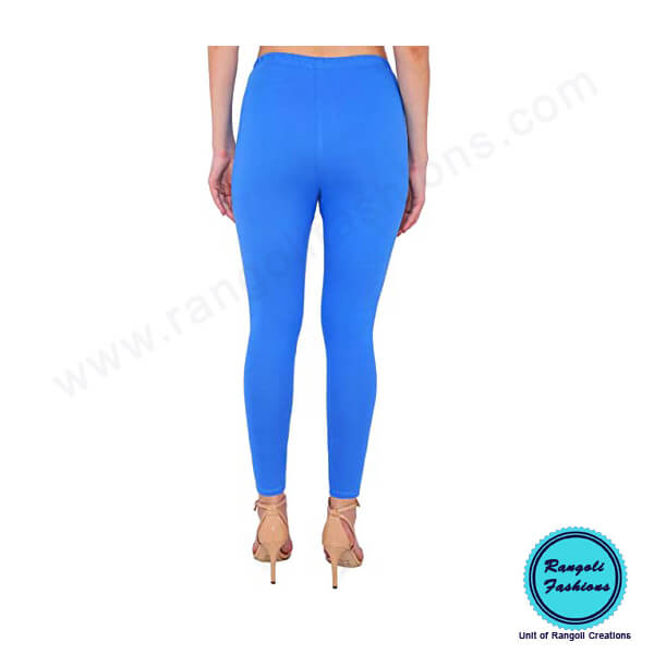 Lucra Spandex Cotton Legging Blue View 4